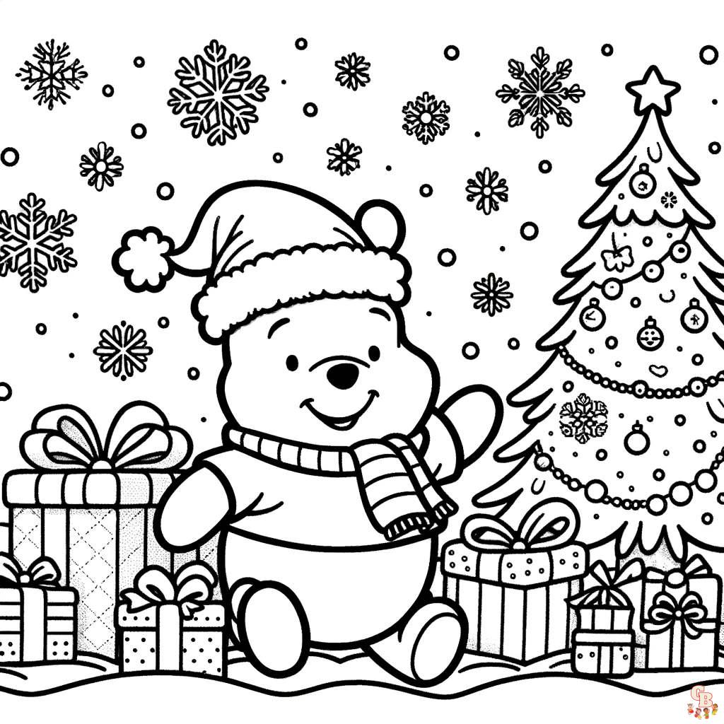 Fun of winnie the pooh coloring pages for kids