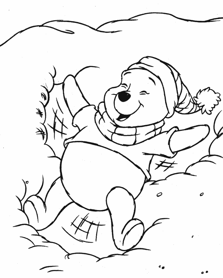 Free printable winnie the pooh coloring pages for kids