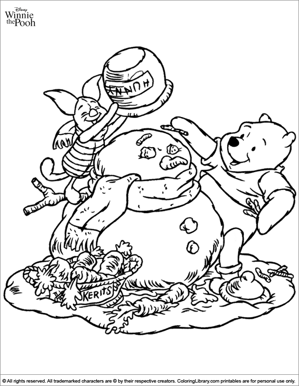 Free printable coloring page