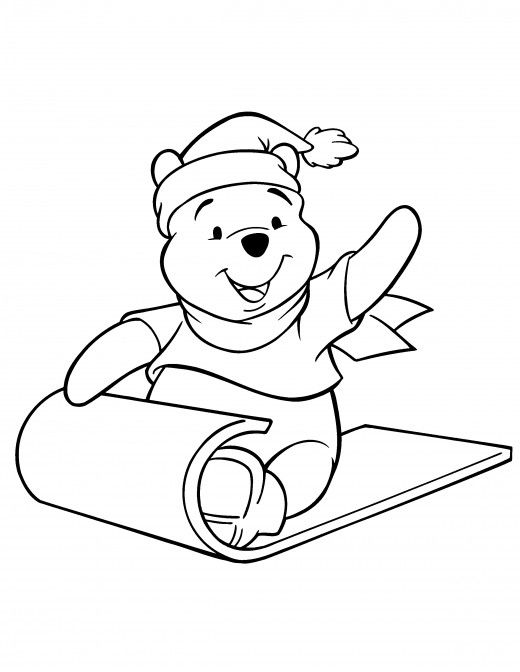 Winnie the pooh christmas printables winnie the pooh christmas christmas coloring pages bear coloring pages