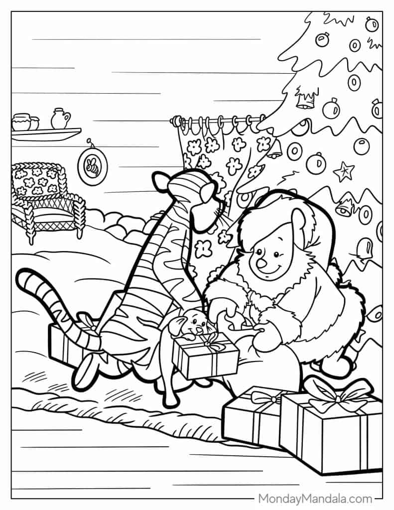 Winnie the pooh coloring pages free pdf printables