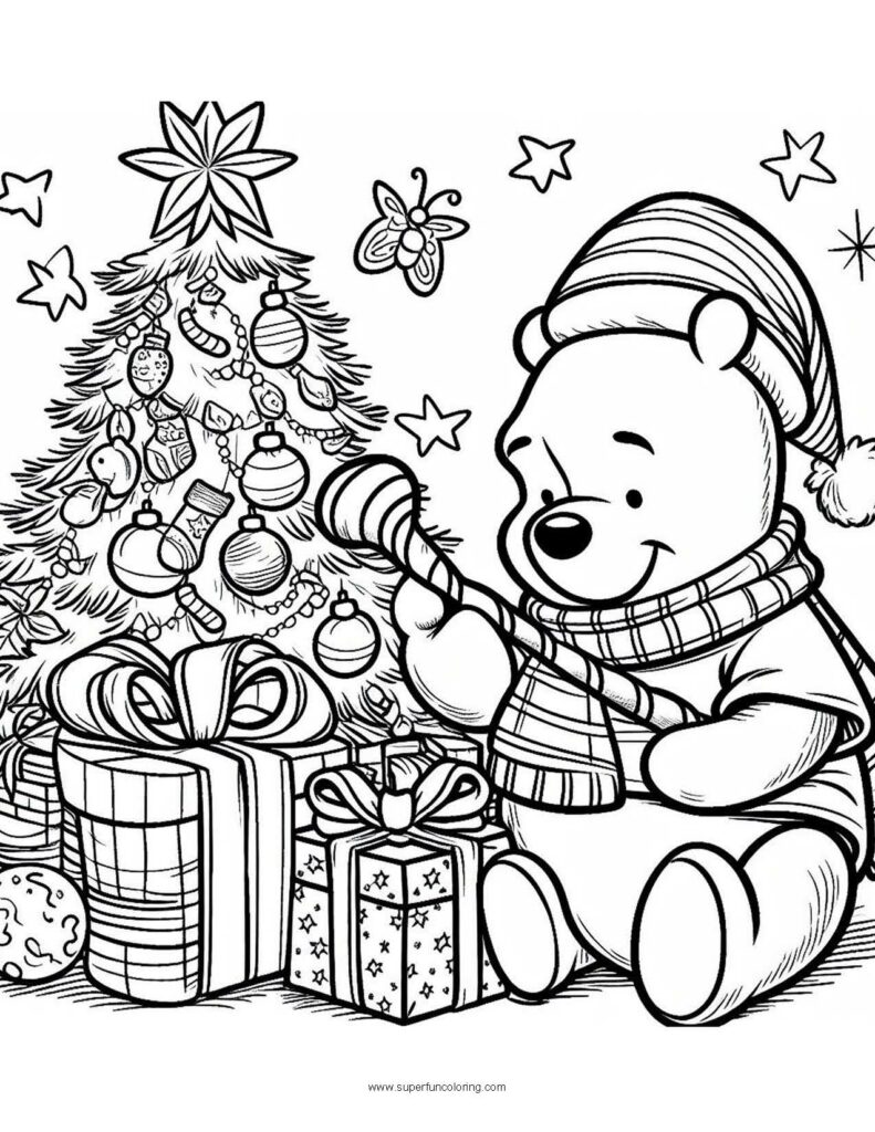 Winnie the pooh coloring page