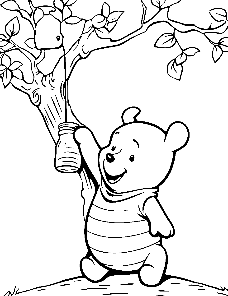 Winnie the pooh coloring pages free printables