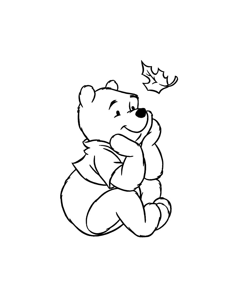 Winnie the pooh coloring pages for kids