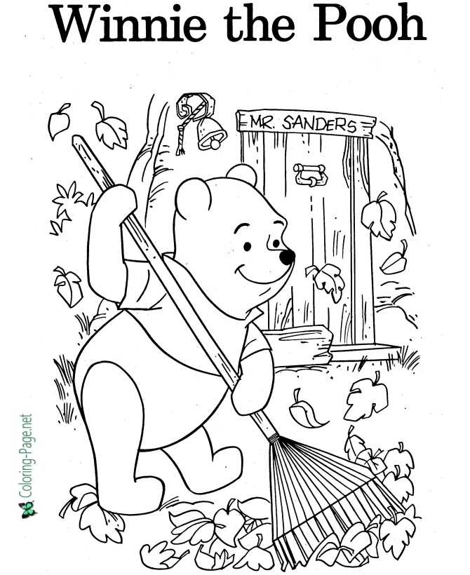 Winnie the pooh coloring pages