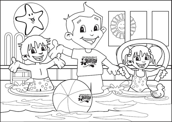 Coloring pages colouring pages pool