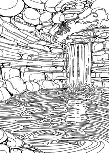 Hamilton pool coloring page â illustrations