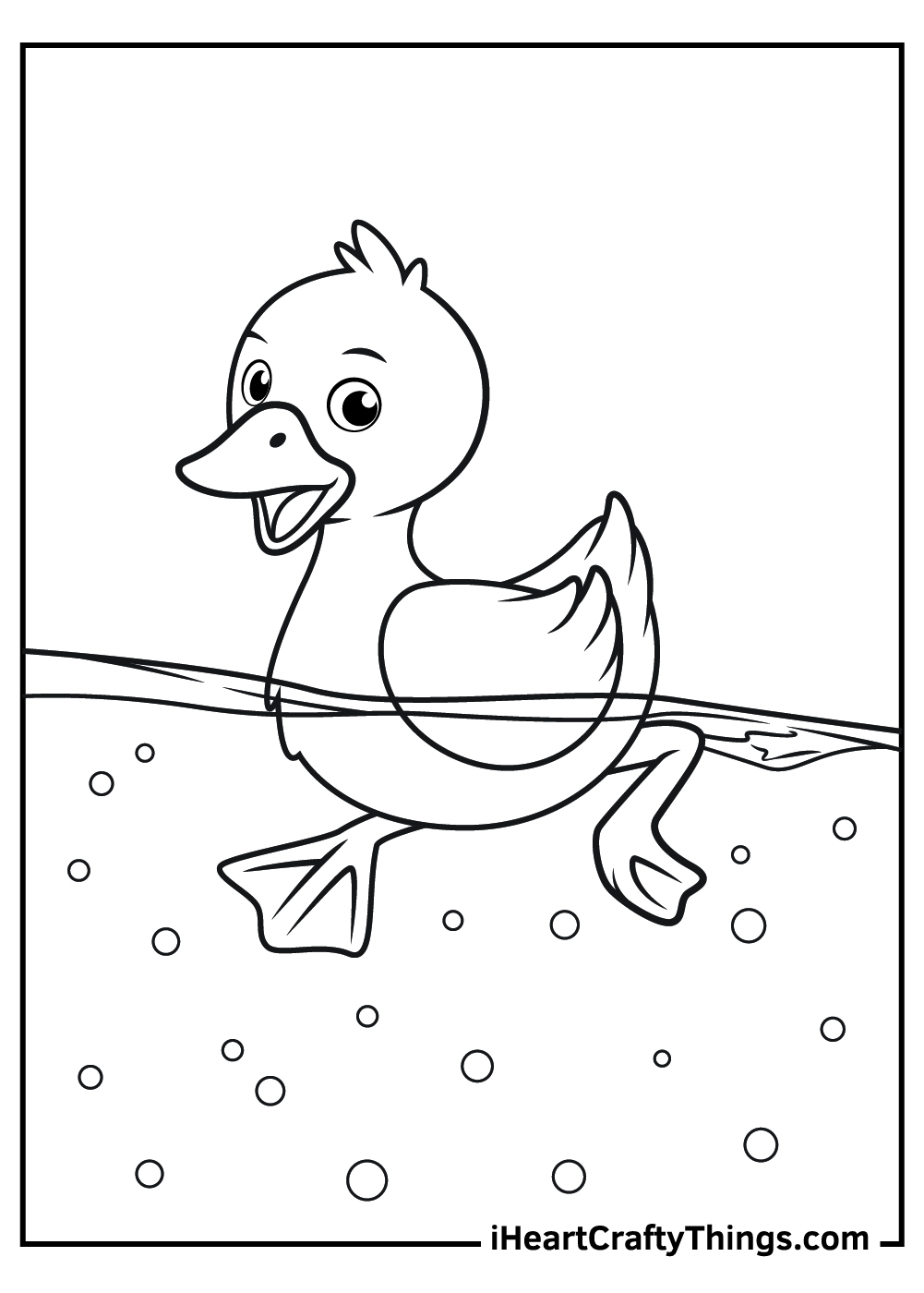 Duck coloring pages free printables