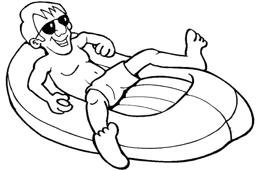 Summer coloring pages to be prepared for the great holiday