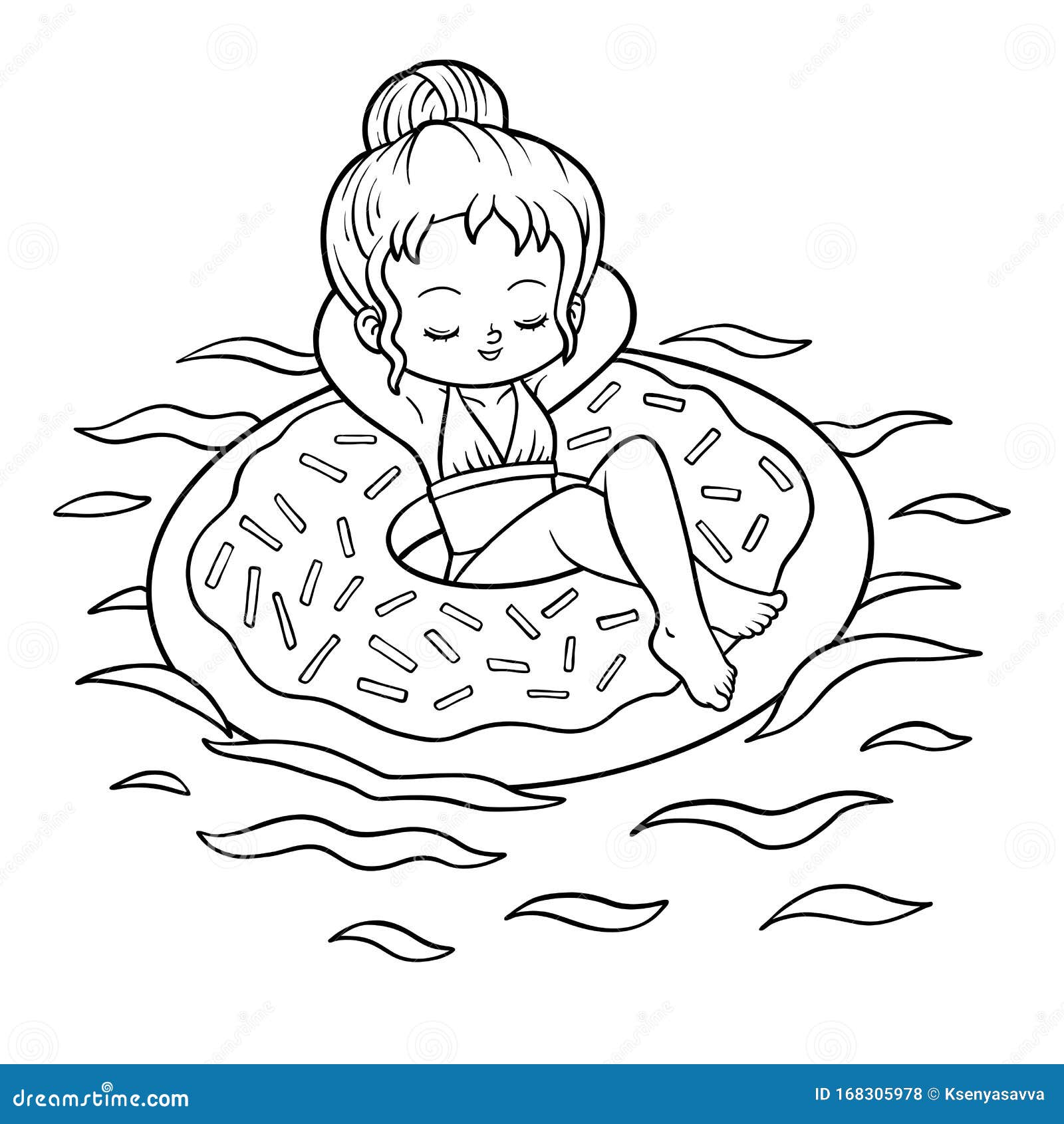 Swimming ring coloring stock illustrations â swimming ring coloring stock illustrations vectors clipart