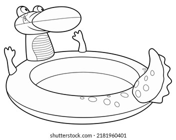 Pool toy vector art graphics