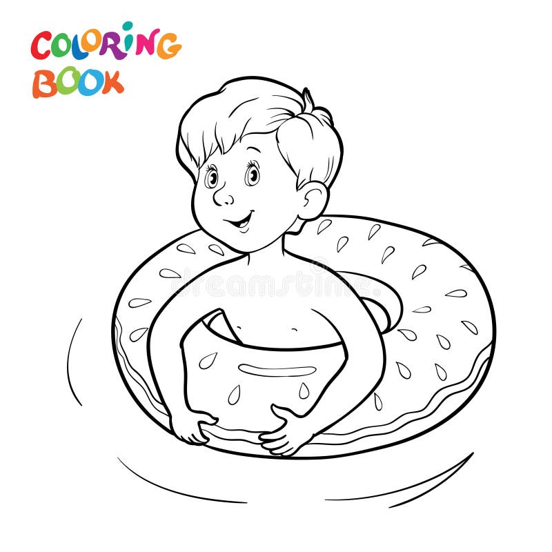 Swimming ring coloring stock illustrations â swimming ring coloring stock illustrations vectors clipart