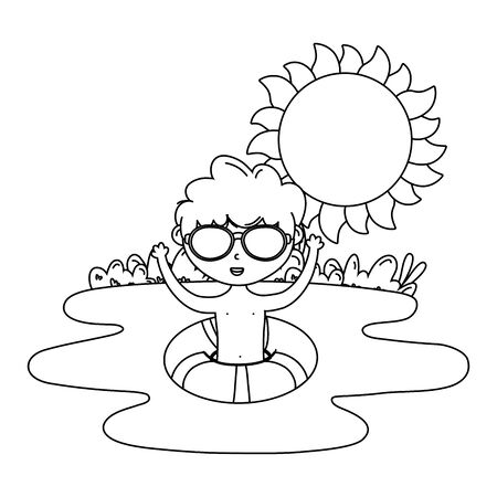 Summer coloring page for kids stock illustrations cliparts and royalty free summer coloring page for kids vectors