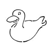 Rubber duck coloring pages free coloring pages