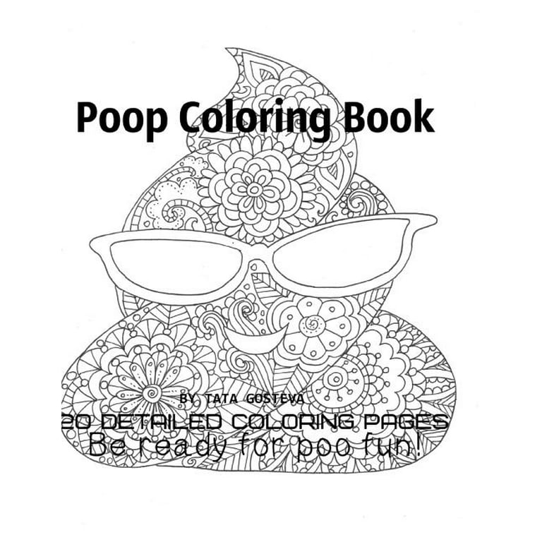 Poop coloring book be ready for poo fun paperback