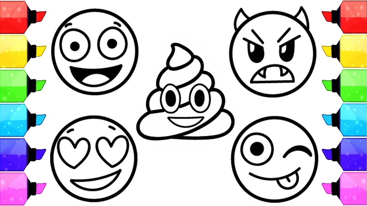 Eoji coloring pages how to draw and color eoji faces