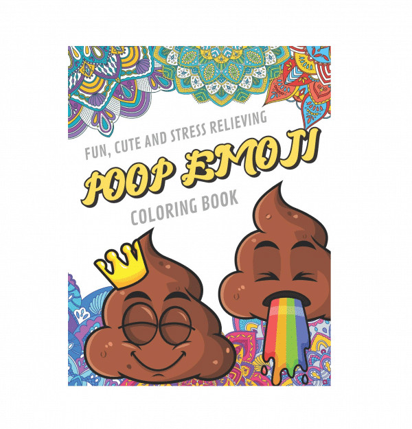 Poop emoji coloring book emoji galore