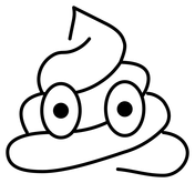 Poop emoji coloring pages free coloring pages