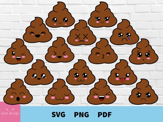 Poop emoji svg poop emoji svg bundle poop clipart layered poop emoji svg cute poop emoji svg poop emoji cut file kawaii poop emoji svg