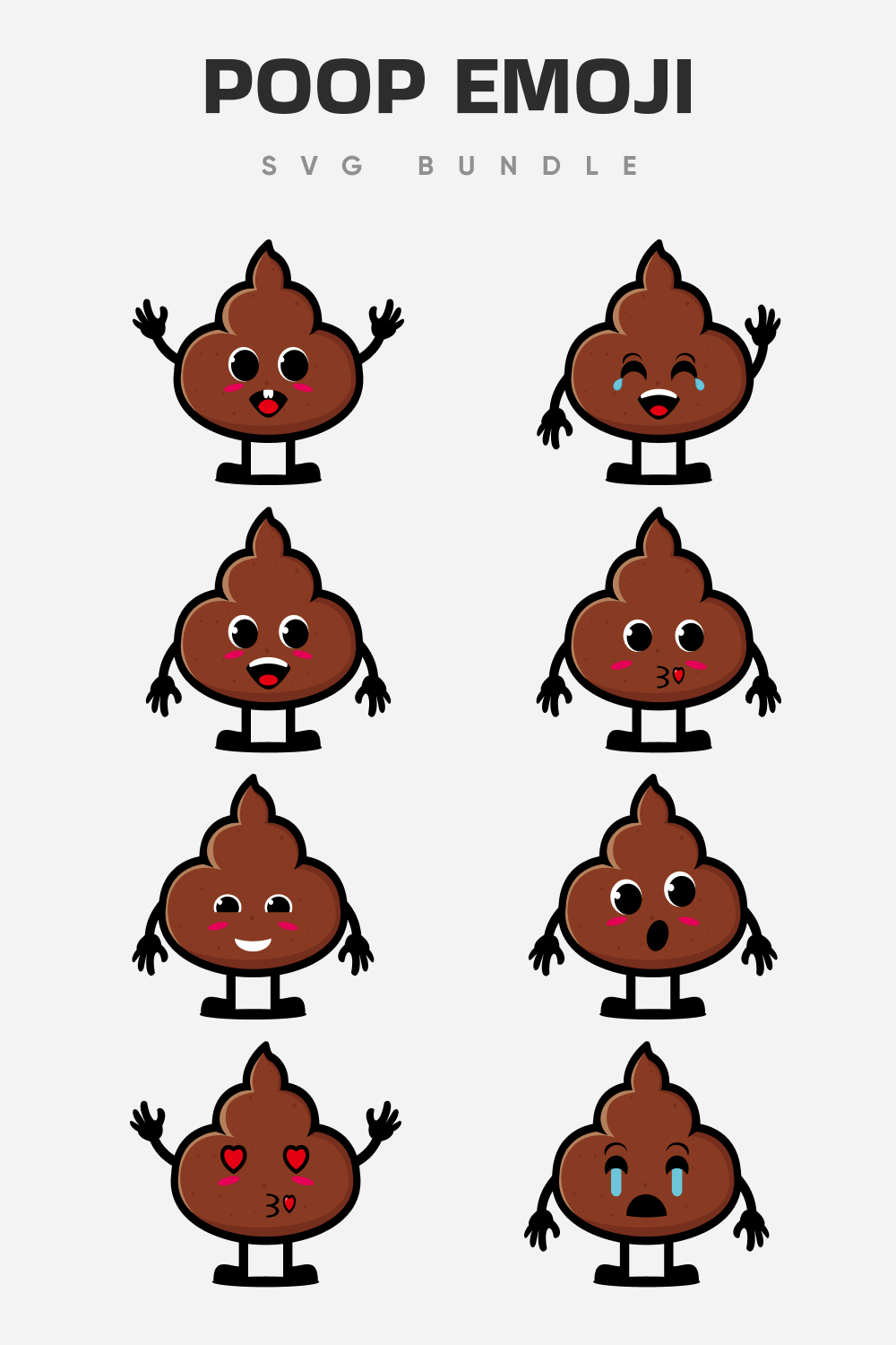 Poop emoji svg