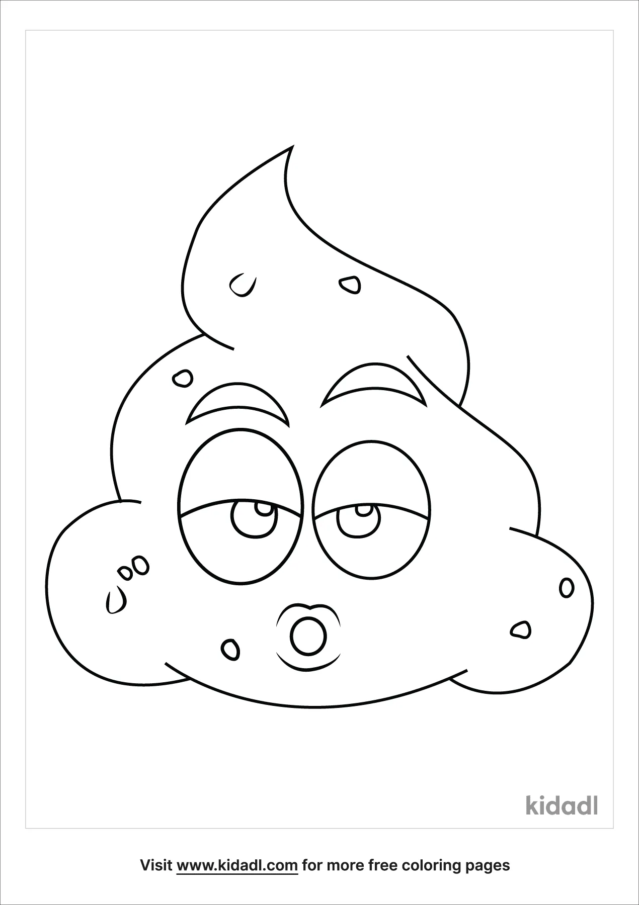 Free poop coloring page coloring page printables