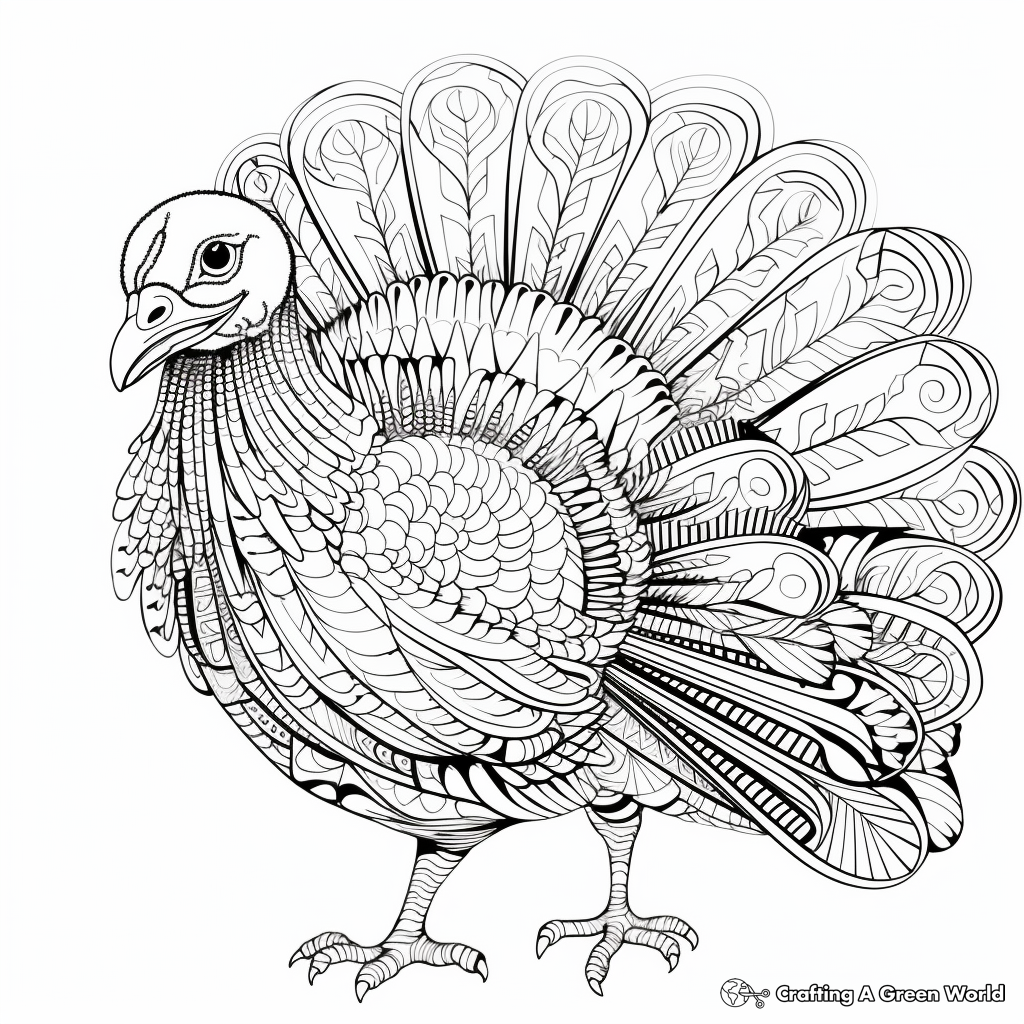 Turkey coloring pages