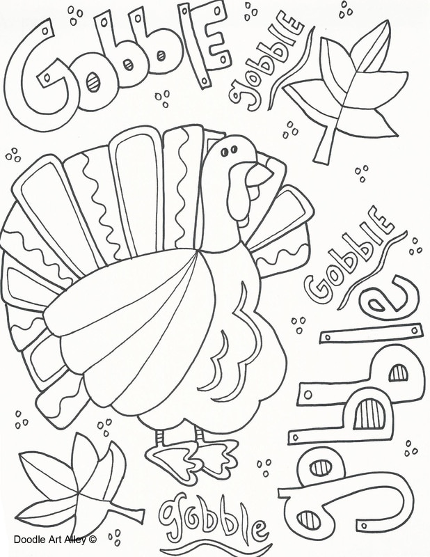 Thanksgiving coloring pages