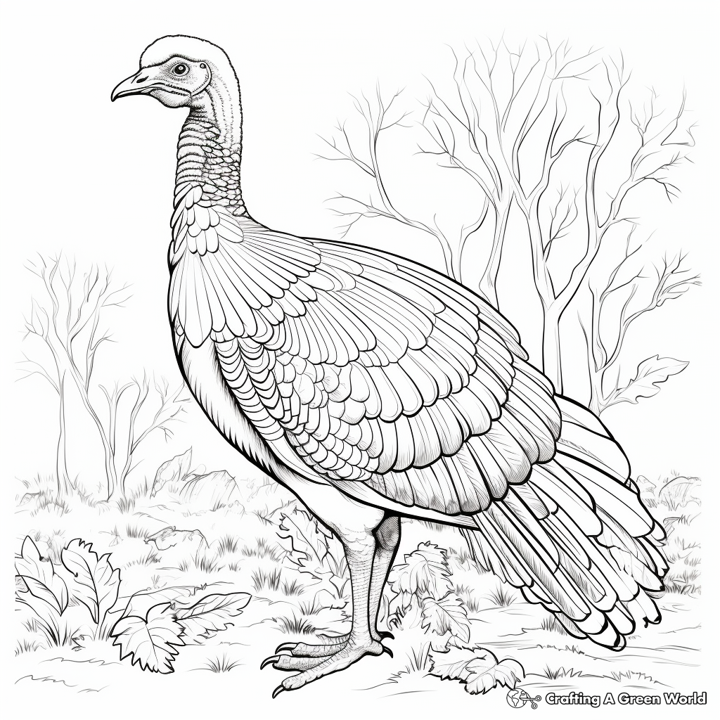 Turkey coloring pages