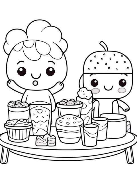 Page popcorn coloring page images