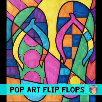 Free flip flop coloring pag great start of the year or summer activity elementary art projects elementary art summer art projects