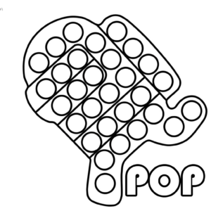 Pop it coloring pages printable for free download