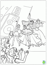 Barbie in the princess and the popstar coloring pages