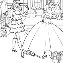 Toris magical hairbrush coloring pages