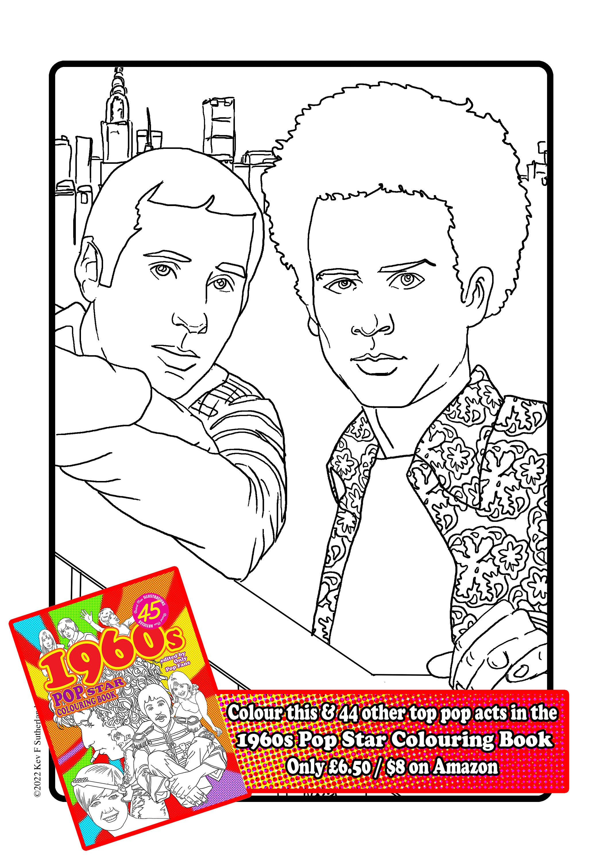 S pop star colouring book signed