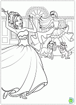 Barbie in the princess and the popstar coloring pages