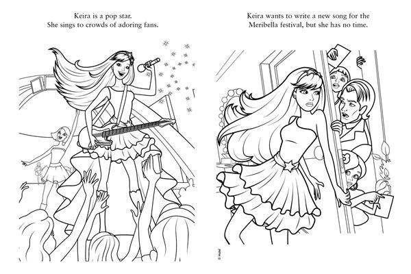 Princess and the popstar coloring page star coloring pages barbie coloring super coloring pages