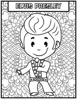 Famous icons and pop stars coloring pages mindfulness coloring sheets