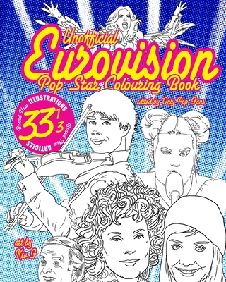 Eurovision pop star colouring book unofficial paperback midtown reader