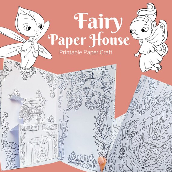 Fairy paper house pop