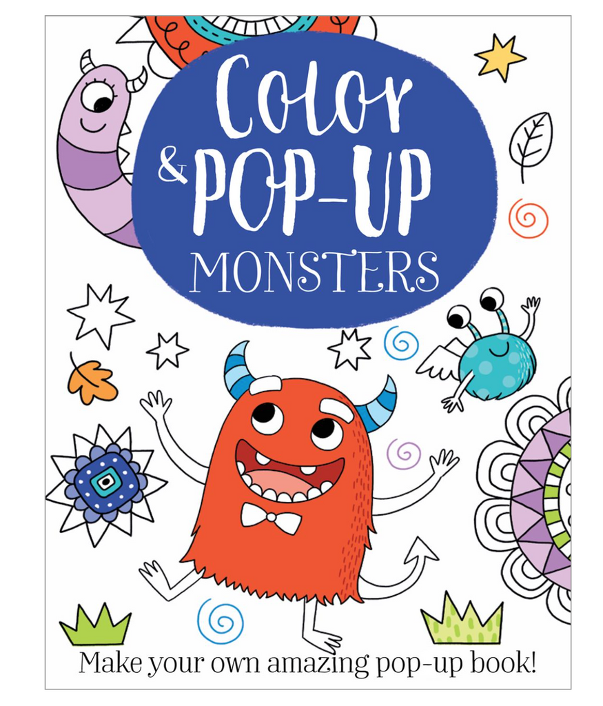 Monsters pop up color â the blue bãret