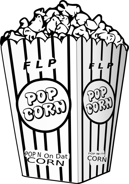 Popcorn bowl clipart clipart panda