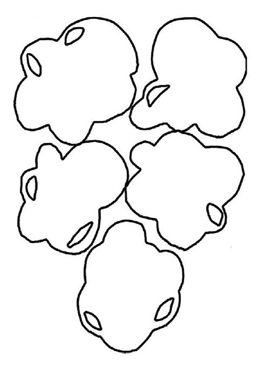 Popcorn coloring pages