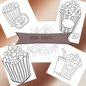 Popcorn coloring