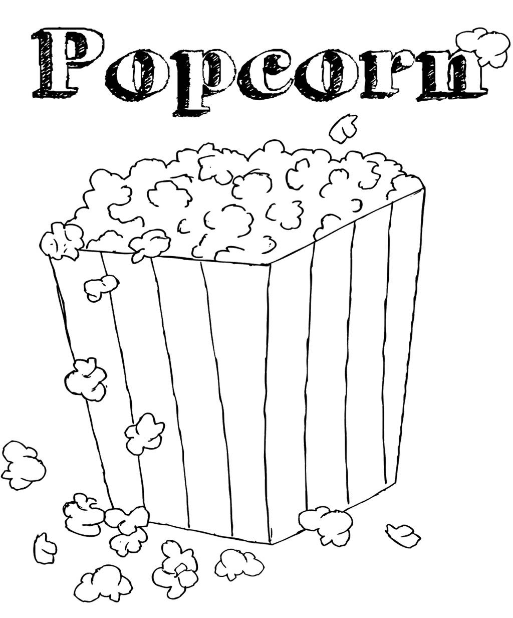 Free popcorn coloring pages printable download free popcorn coloring pages printable png images free cliparts on clipart library
