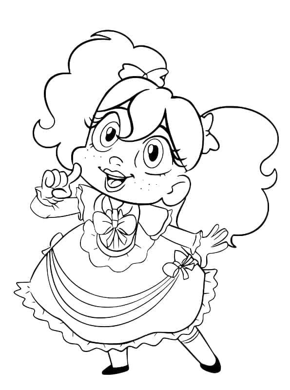 Cute poppy playtime coloring page