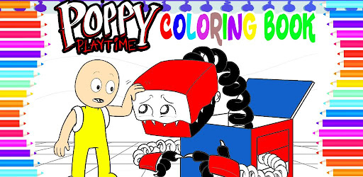 Poppy time coloring book