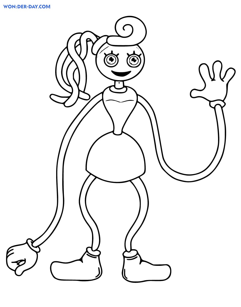 Poppy playtime coloring pages free coloring pages