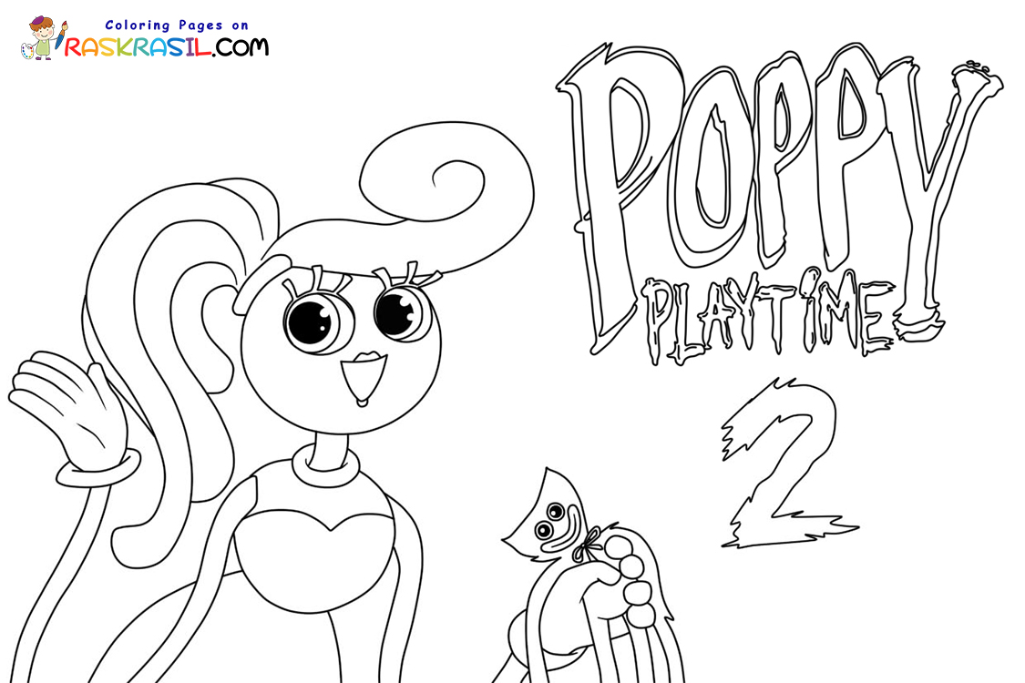 Poppy playtime coloring pages