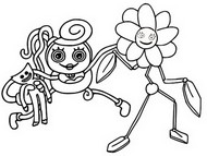 Coloring pages poppy playtime