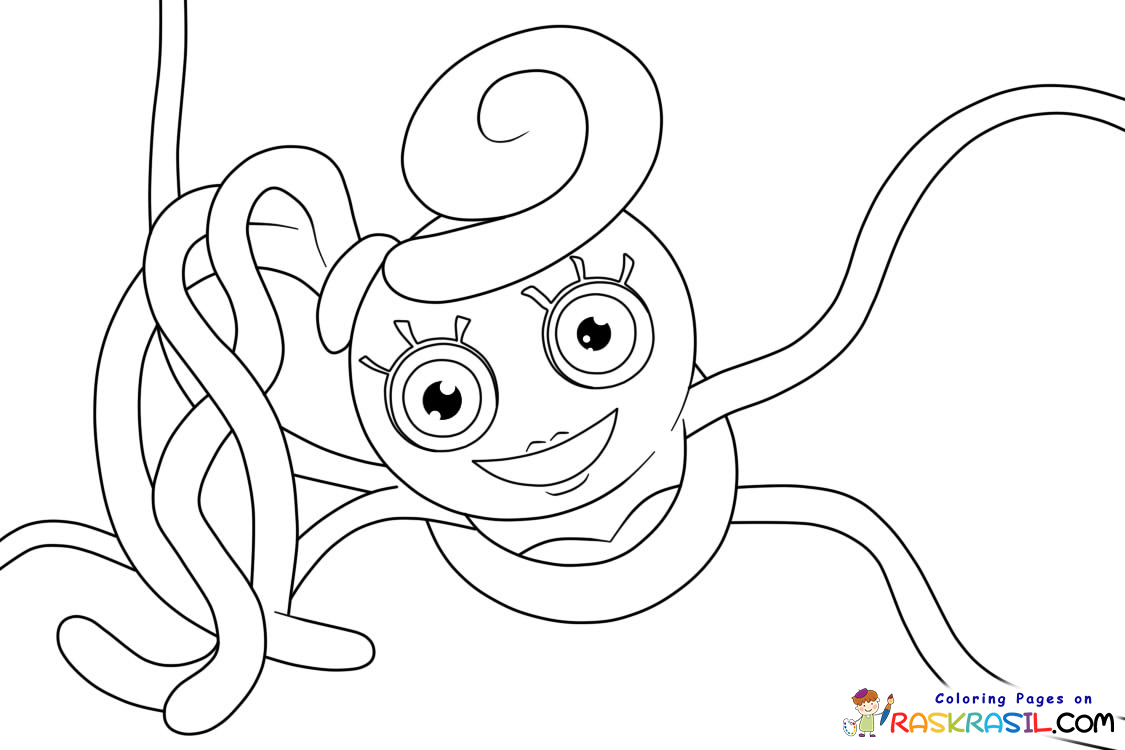 Poppy playtime coloring pages